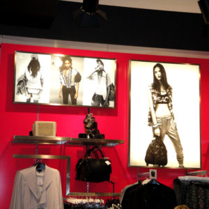 Back Lit Wall Boxes - Topshop Las Vegas